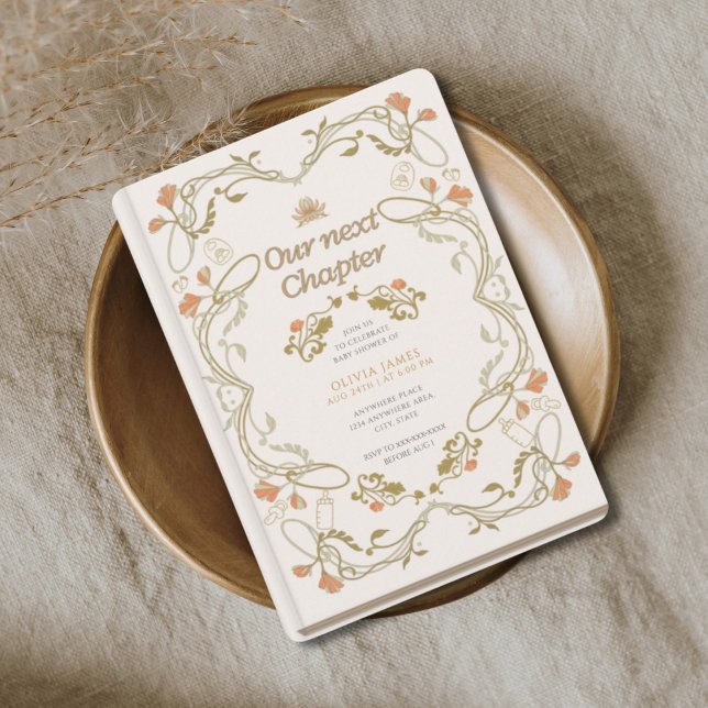 Invitación Libro de historias nuestro siguiente capítulo cuen (Subido por el creador)