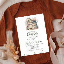 Invitación Libro de historias Un nuevo capítulo sobre Baby Sh