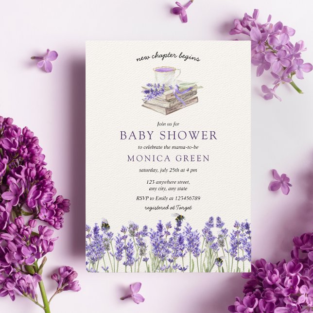 Invitación Libro de Lavanda Nuevo capítulo comienza Baby Show (Subido por el creador)