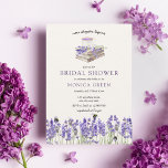 Invitación Libro de Lavanda Nuevo capítulo comienza ducha de<br><div class="desc">Presentamos el nuevo capítulo del libro de Lavender Comienza la invitación a la ducha de novias, la manera perfecta de invitar a sus seres queridos a celebrar el inicio de un nuevo capítulo en su vida. Con su elegante decoración de lavanda y su encantador diseño de libros, esta invitación le...</div>