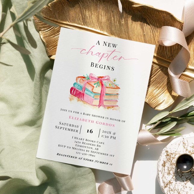 Invitación Libro de regalos para baby shower Nuevo Capítulo L (Subido por el creador)