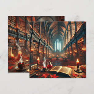 Invitación Libro gráfico de la biblioteca de Whimsigoth de ot