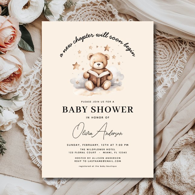 Invitación Libro Nuevo capítulo comienza Teddy Bear Baby Show (Subido por el creador)