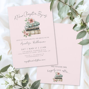 Invitación Libro Nuevo Capítulo Lluvia de Flores Nupciales