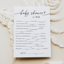 LIBROS DE Baby Shower DE TODO TIPO, Llene el juego