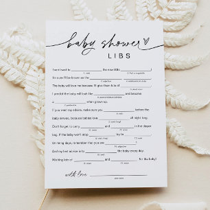 Invitación LIBROS DE Baby Shower DE TODO TIPO, Llene el juego