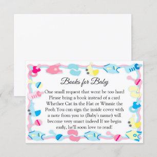 Invitación Libros De Baby Shower Para Niños