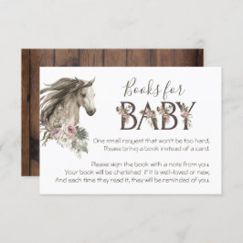 Invitación Libros de caballos rusos para Baby Shower