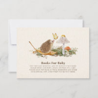 Libros De Hongos De Mariposa Hedgehog Para Baby Sh