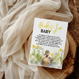Invitación Libros de pato cutáneo para Baby Shower