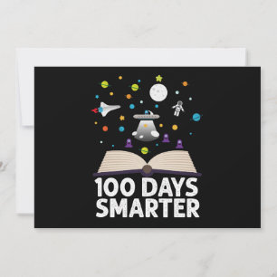 Invitación Libros del 100.º día de escuela 100 días más intel