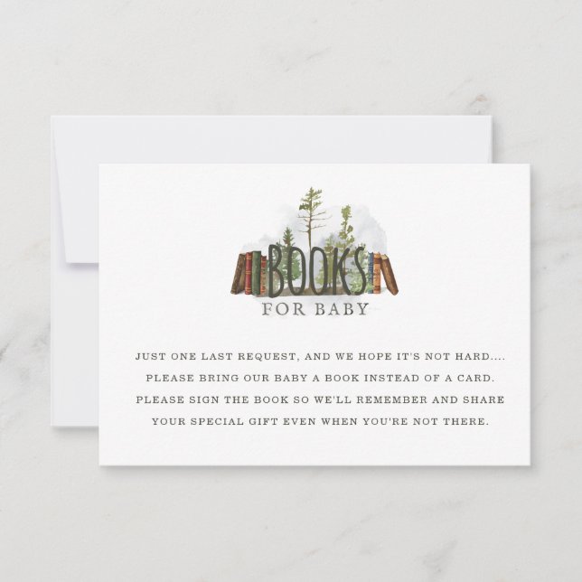 Invitación Libros forestales de Woodland para solicitud de li (Anverso)