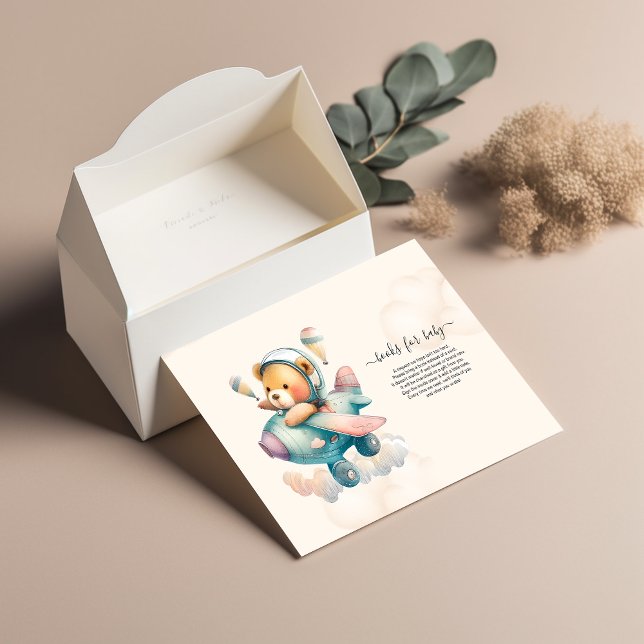 Invitación Libros para Baby Teddy Bear (Subido por el creador)