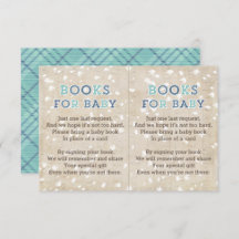 Libros Para Bebé Invierno Nieve Baby Shower Insert