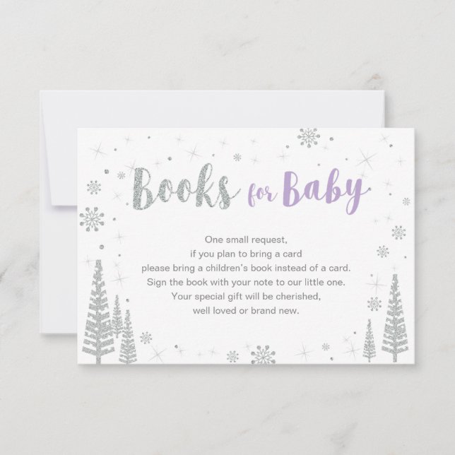 Invitación Libros para bebé, Solicitud de libro, Actividad de (Anverso)