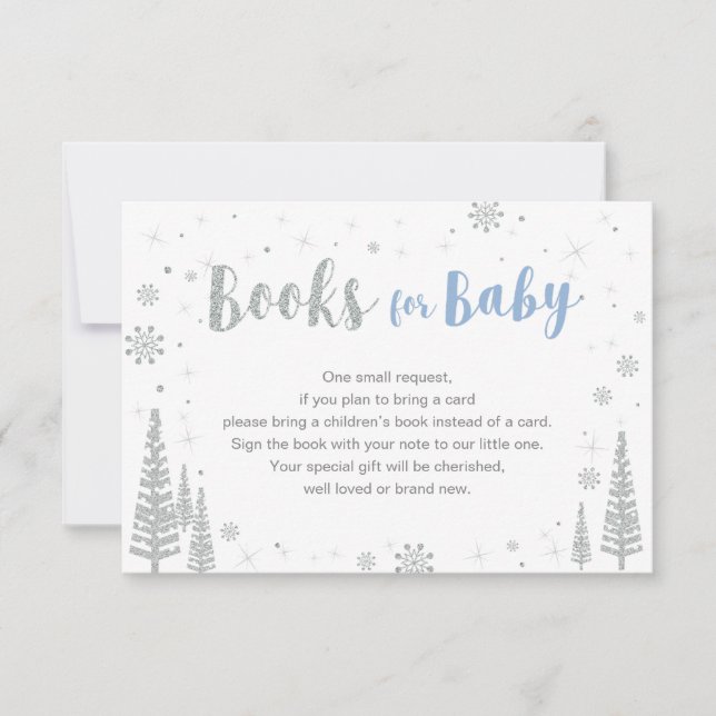 Invitación Libros para bebé, Solicitud de libro, Actividad de (Anverso)