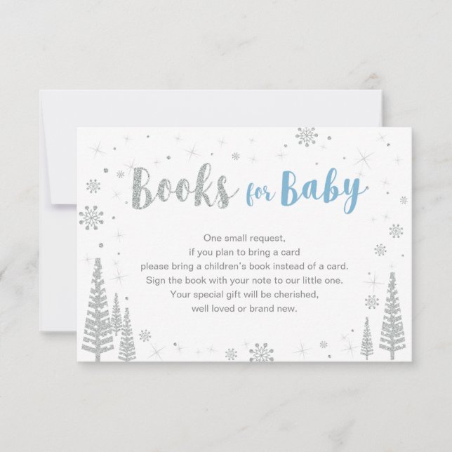 Invitación Libros para bebé, Solicitud de libro, Actividad de (Anverso)