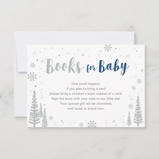 Invitación Libros para bebé, Solicitud de libro, Actividad de (Anverso)