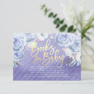 Invitación Libros para bebés / Traer un libro