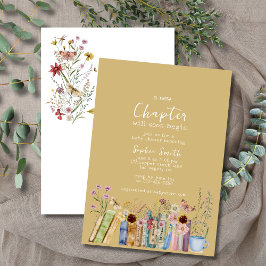 Invitación Libros y Brunch Un nuevo capítulo de Baby Shower