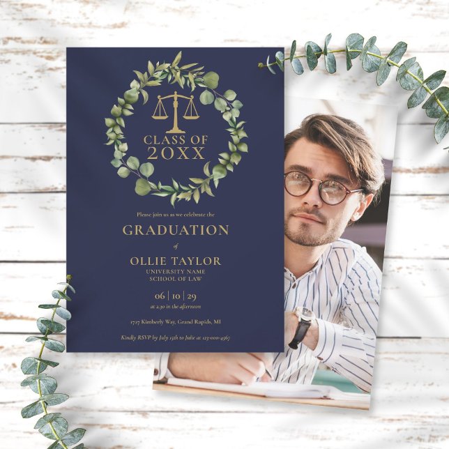 Invitación Licenciatura en derecho de fotografía de la Marina (Subido por el creador)