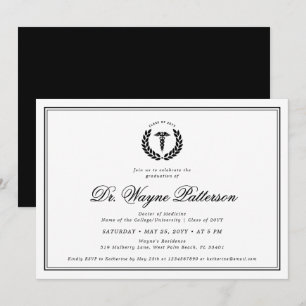 Invitación Licenciatura en Medicina Elegante y Minimalista