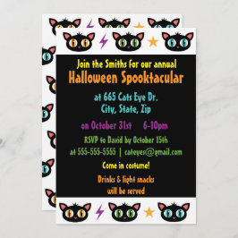 Invitación Lil Black Kitties