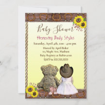 Lil' Cowgirl y Teddy Bear | BABY SHOWER