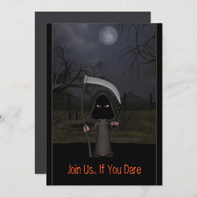 Invitación Lil Reaper (Anverso / Reverso)