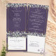 Invitación Lilac Foliage Purple All In One Boda Details (Subido por el creador)