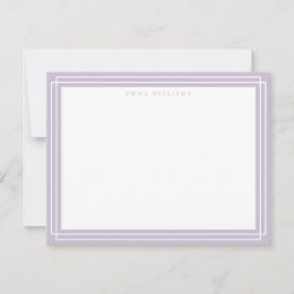 Invitación Lilac Frame Note Card