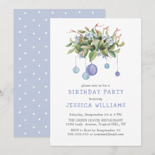 Invitación Lilac Rice Paper Balloon