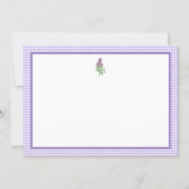 Invitación Lilac y Gingham