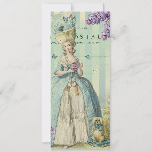Invitación Lilas au printemps (Anverso)