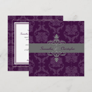 INVITACIÓN LILIANA DAMASK, COLOR DIY