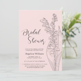 Invitación Lilies of the valley Bridal Shower Invitation