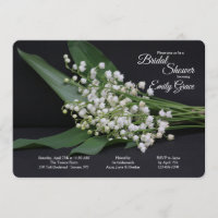 Lily of the Valley Bridal Shower Invitation