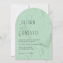 Invitación Lily of Valley con Ferns || Personalizado verde su