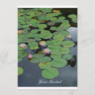 Invitación Lily Pads "Your Invitado"