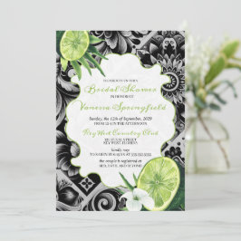 Invitación Lime Tile Bridal Shower