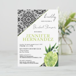 Invitación Lime Tile Bridal Shower