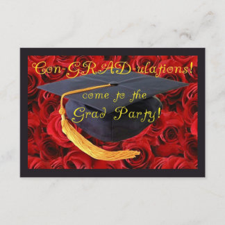 Invitación Límite de grado del partido de graduación en la ca