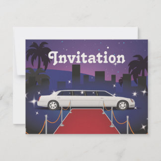 Invitación Limo, celebridad de la alfombra roja