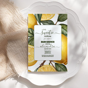 Invitación Limón de agua neutro género neutro ducha de bebé a