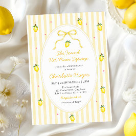 Invitación Limon Ella Encontró Su Gran Apriete Despedida de S