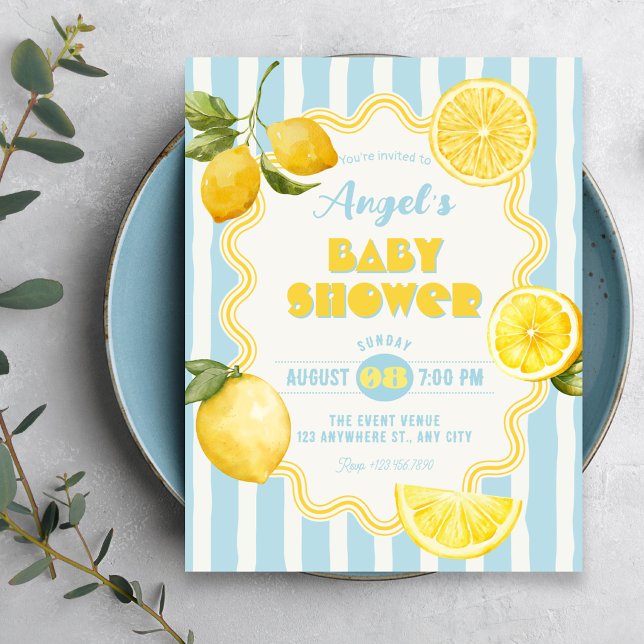 Invitación Limon fresco de verano (Subido por el creador)