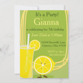 Invitación Limón y limonada