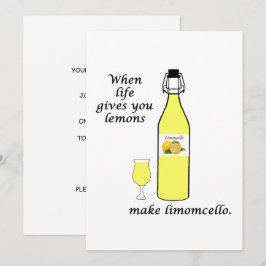 Invitación Limones a Limoncello