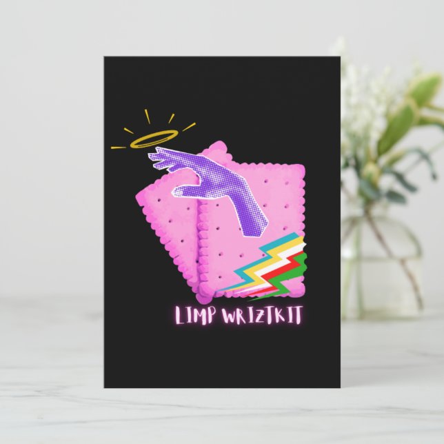 Invitación Limp Wrizket (Anverso de pie)