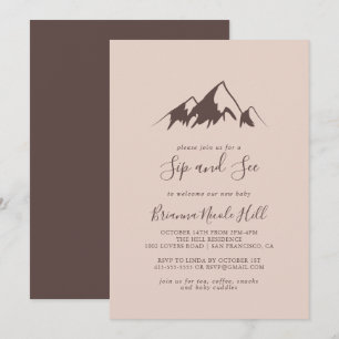 Invitación Limpiar Sip y ver en el país de montaña